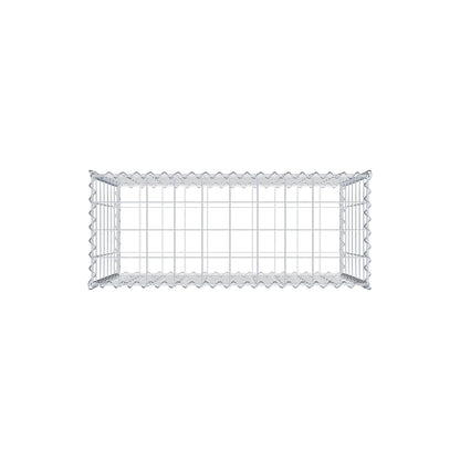 Gabion 100 cm x 70 cm x 40 cm (L x H x D), maskstorlek 10 cm x 10 cm, spiral