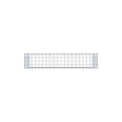 Gabião 100 cm x 50 cm x 20 cm (C x A x P), malhagem 5 cm x 5 cm, anel C