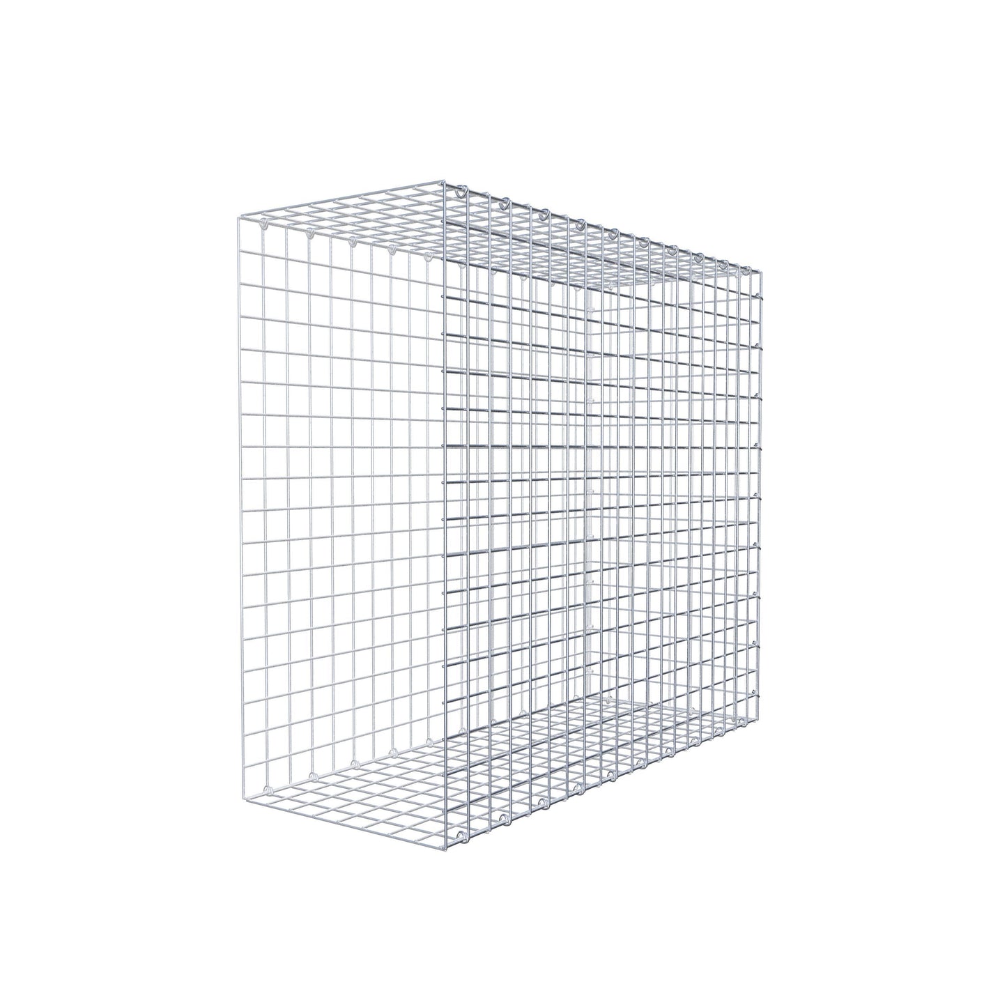 Type 2 oplegkorf 100 cm x 90 cm x 40 cm (L x H x D), maaswijdte 5 cm x 5 cm, C-ring