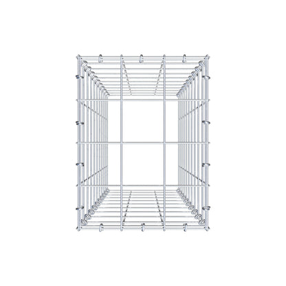 Gavión complementario de tipo 3 100 cm x 30 cm x 40 cm (L x A x P), malla 10 cm x 10 cm, anillo en C