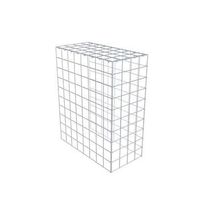 Monteret gabion type 4 100 cm x 80 cm x 40 cm (L x H x D), maskestørrelse 10 cm x 10 cm, C-ring