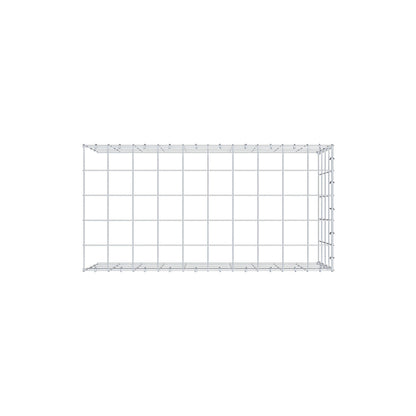 Opzetpaal type 4 100 cm x 40 cm x 50 cm (L x H x D), maaswijdte 10 cm x 10 cm, C-ring