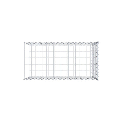 Add-on schanskorf type 2 100 cm x 50 cm x 50 cm (L x H x D), maaswijdte 10 cm x 10 cm, spiraal