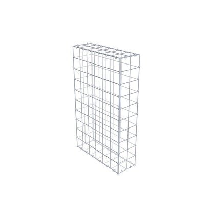 Gabione 100 cm x 60 cm x 20 cm (L x H x T), Maschenweite 10 cm x 10 cm, C-Ring
