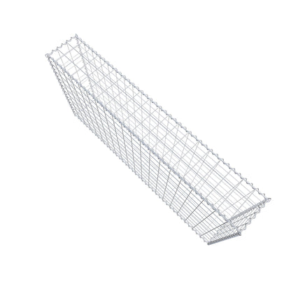 Gabbione 200 cm x 100 cm x 30 cm (L x H x P), maglia 10 cm x 10 cm, spirale