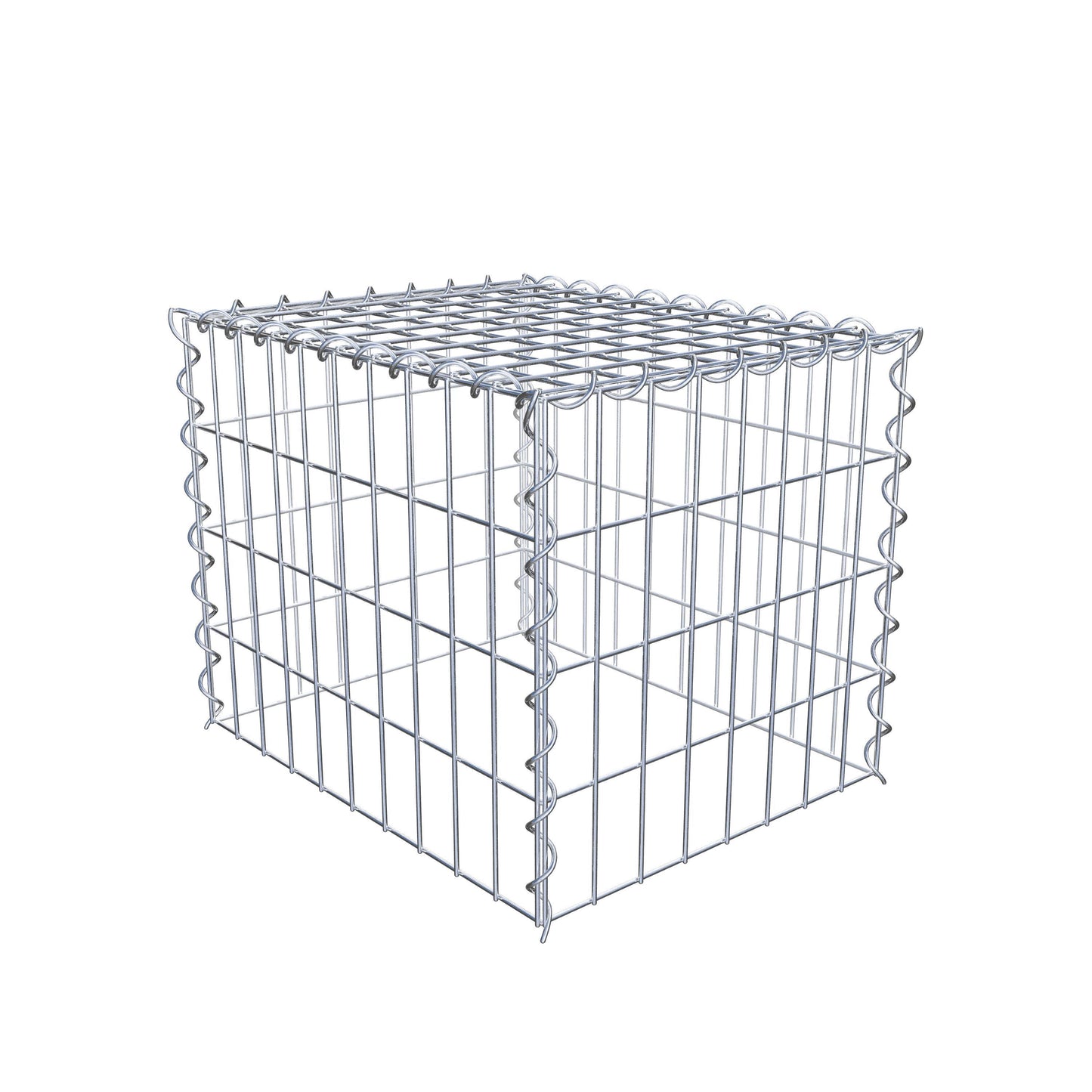 Add-on schanskorf type 3 50 cm x 40 cm x 40 cm (L x H x D), maaswijdte 5 cm x 10 cm, spiraalvormig