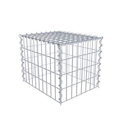Add-on schanskorf type 3 50 cm x 40 cm x 40 cm (L x H x D), maaswijdte 5 cm x 10 cm, spiraalvormig