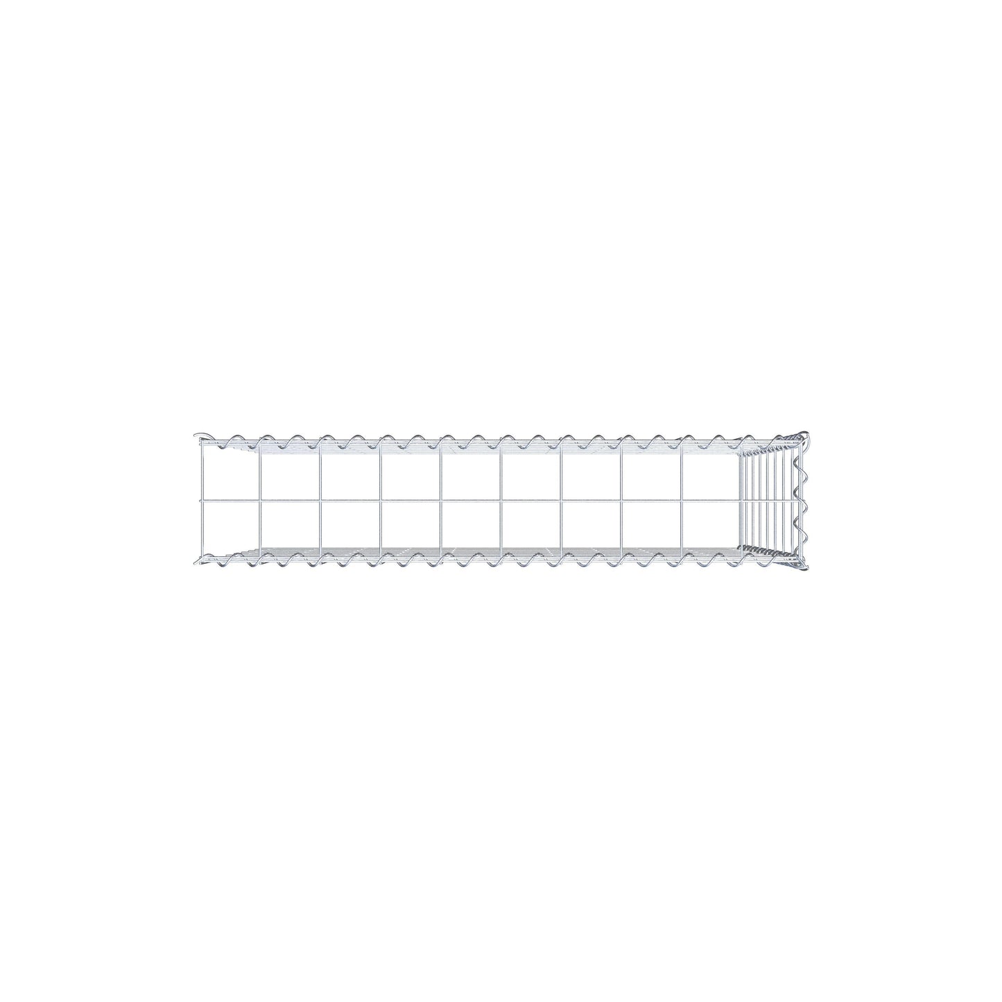 Gavión complementario tipo 4 100 cm x 80 cm x 20 cm (L x A x P), malla 10 cm x 10 cm, espiral