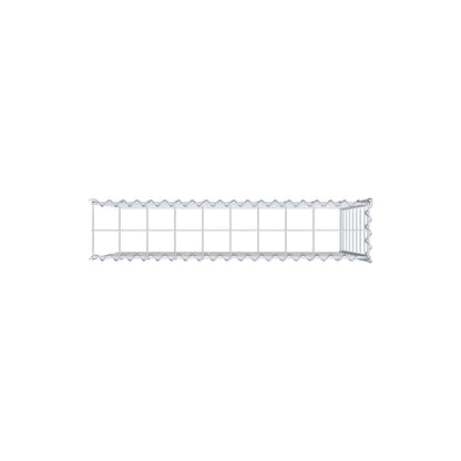 Gavión complementario tipo 4 100 cm x 80 cm x 20 cm (L x A x P), malla 10 cm x 10 cm, espiral