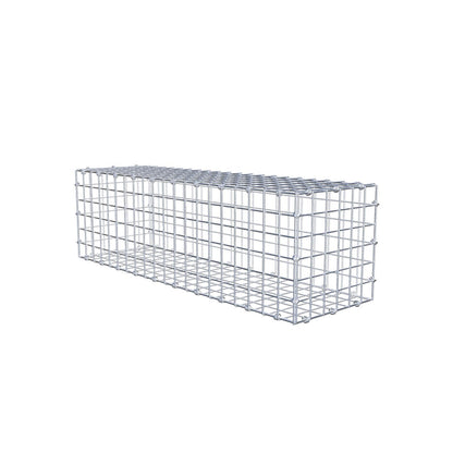 Gabião 100 cm x 30 cm x 30 cm (C x A x P), malhagem 5 x 5 cm, anel espiral