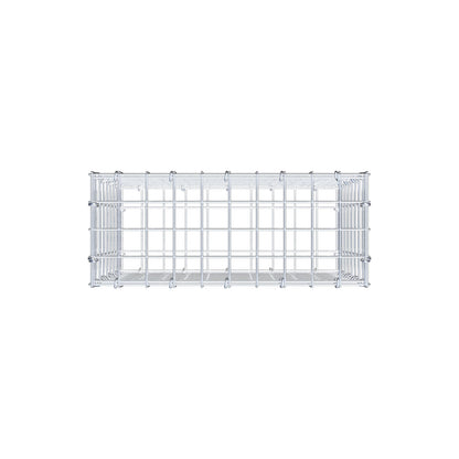Gabion 50 cm x 40 cm x 20 cm (L x H x D), mesh size 5 cm x 5 cm, C-ring