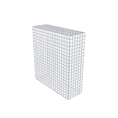 Gabbione 100 cm x 90 cm x 30 cm (L x H x P), maglia 5 cm x 5 cm, anello a C