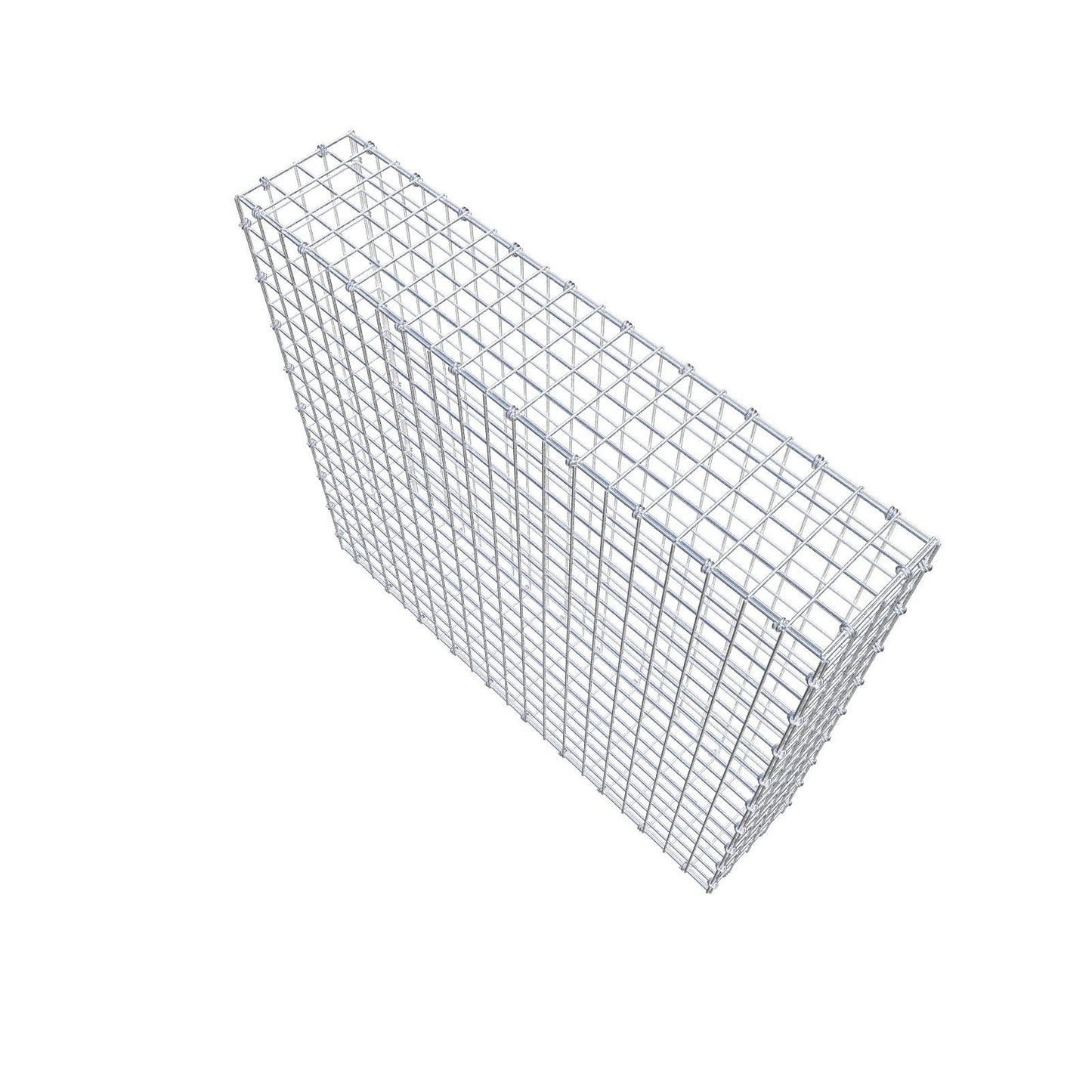 Schanskorf 100 cm x 90 cm x 20 cm (L x H x D), maaswijdte 5 x 5 cm, spiraalring