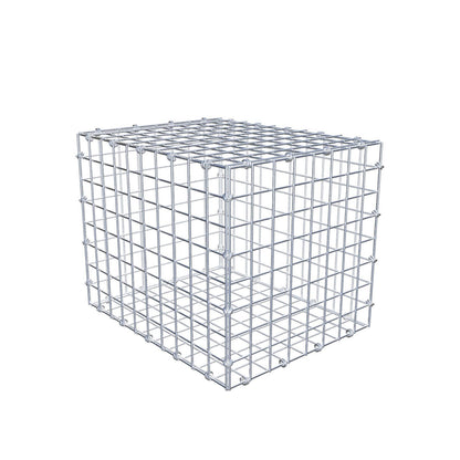 Gabion 50 cm x 40 cm x 40 cm (L x H x D), maskestørrelse 5 x 5 cm, spiralring