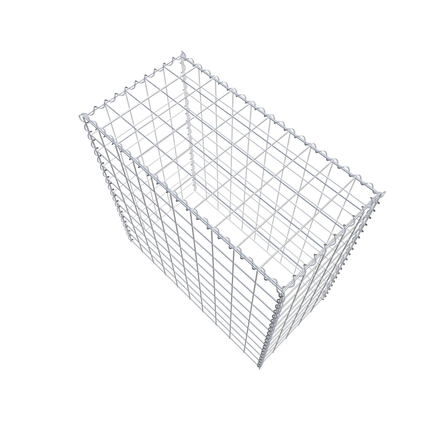 Add-on schanskorf type 3 100 cm x 100 cm x 50 cm (L x H x D), maaswijdte 10 cm x 10 cm, spiraal