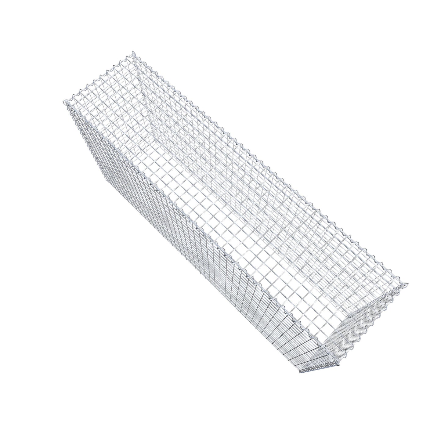 Add-on schanskorf type 3 200 cm x 100 cm x 50 cm (L x H x D), maaswijdte 5 cm x 5 cm, spiraalvormig