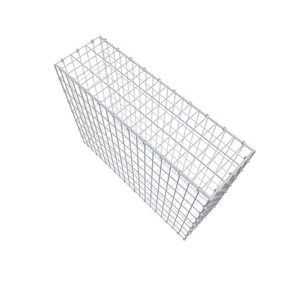 Schanskorf 100 cm x 80 cm x 30 cm (L x H x D), maaswijdte 5 x 10 cm, spiraalring