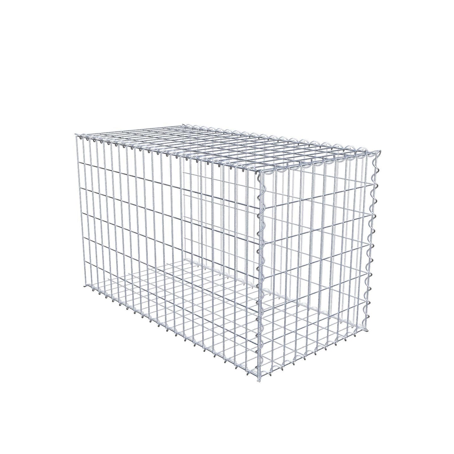 Add-on schanskorf type 2 100 cm x 60 cm x 50 cm (L x H x D), maaswijdte 5 cm x 10 cm, spiraalvormig