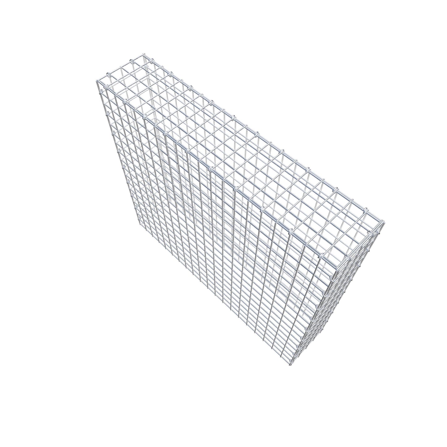 Type 3 oplegkorf 100 cm x 90 cm x 20 cm (L x H x D), maaswijdte 5 cm x 5 cm, C-ring
