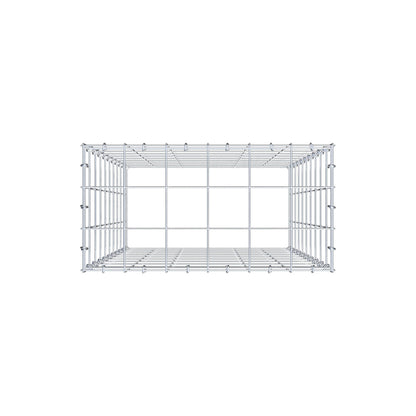 Type 3 oplegkorf 100 cm x 60 cm x 30 cm (L x H x D), maaswijdte 10 cm x 10 cm, C-ring