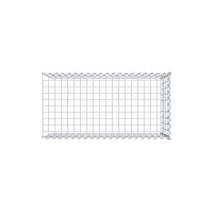 Anbaugabione Typ 4 100 cm x 50 cm x 50 cm (L x H x T), Maschenweite 5 cm x 10 cm, Spirale