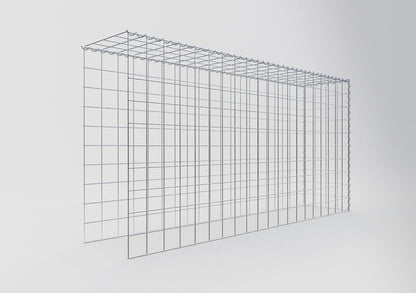 Add-on schanskorf type 4 200 cm x 100 cm x 40 cm (L x H x D), maaswijdte 10 cm x 10 cm, spiraal
