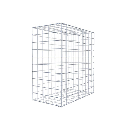 Gabion 100 cm x 90 cm x 50 cm (L x H x D), maskestørrelse 10 cm x 10 cm, C-ring