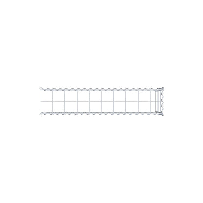 Add-on schanskorf type 4 100 cm x 40 cm x 20 cm (L x H x D), maaswijdte 10 cm x 10 cm, spiraalvormig