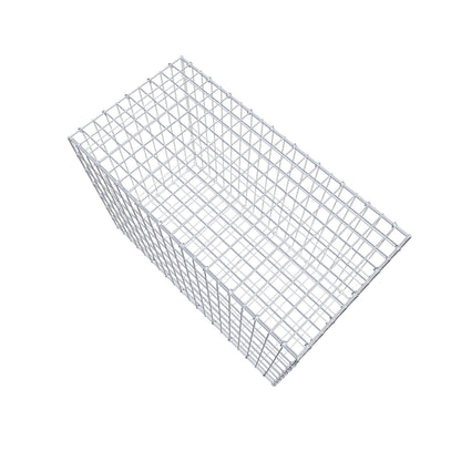 Schanskorf 100 cm x 70 cm x 50 cm (L x H x D), maaswijdte 5 cm x 10 cm, C-ring