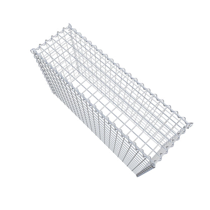 Gabion rapporté type 3 100 cm x 60 cm x 30 cm (L x H x P), mailles 5 cm x 5 cm, spirale
