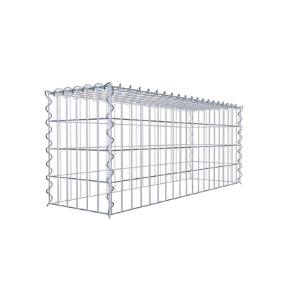 Gabion rapporté type 3 100 cm x 40 cm x 30 cm (L x H x P), mailles 5 cm x 10 cm, spirale