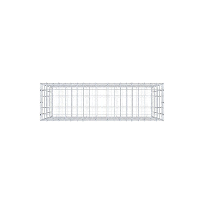 Schanskorf 100 cm x 70 cm x 30 cm (L x H x D), maaswijdte 5 cm x 10 cm, C-ring