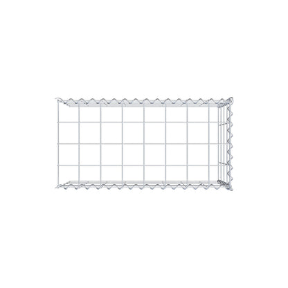 Gabião tipo 4 80 cm x 40 cm x 40 cm (C x A x P), malhagem 10 cm x 10 cm, espiral
