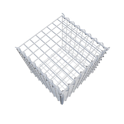 Gabbione aggiuntivo tipo 2 40 cm x 40 cm x 40 cm (L x H x P), dimensione maglia 5 cm x 5 cm, a spirale