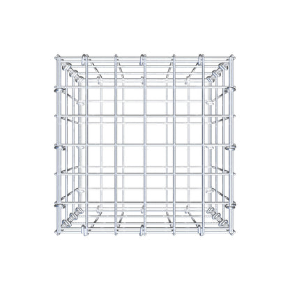 Gabião 30 cm x 30 cm x 30 cm (C x A x P), malhagem 5 cm x 10 cm, anel C