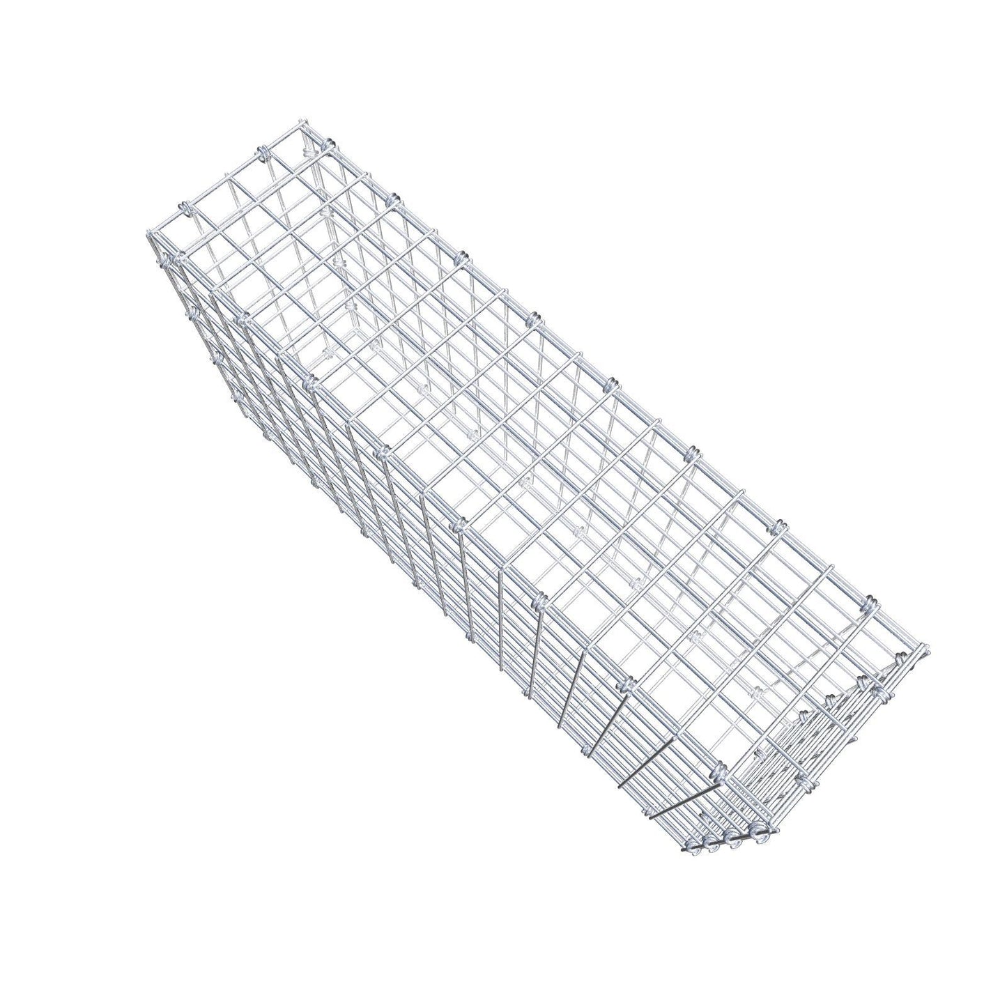 Gabion 80 cm x 40 cm x 20 cm (L x H x D), mesh size 5 x 5 cm, spiral ring