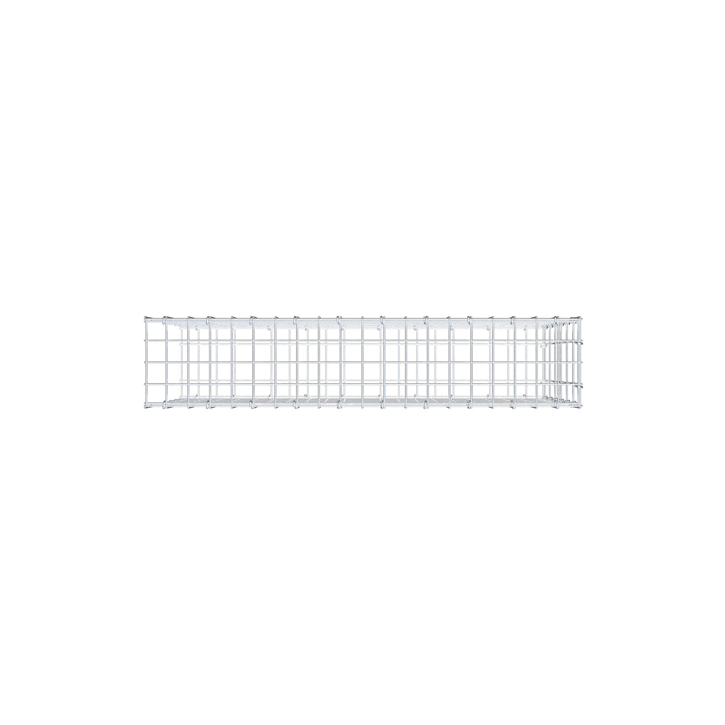 Anbaugabione Typ 2 100 cm x 60 cm x 20 cm, Maschenweite 5 cm x 10 cm, C-Ring