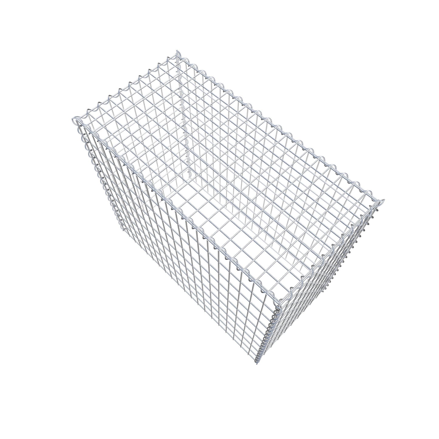 Gavión complementario tipo 3 100 cm x 90 cm x 50 cm (L x A x P), malla 5 cm x 10 cm, espiral