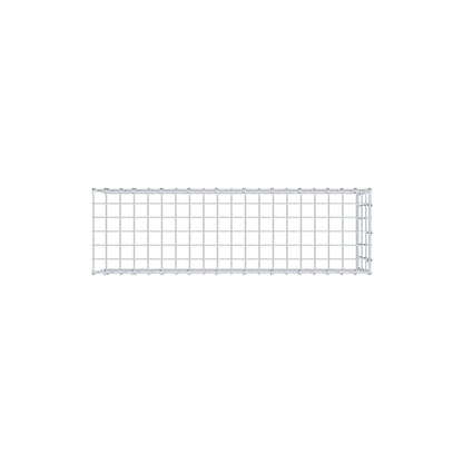Monteret gabion type 4 100 cm x 30 cm x 30 cm (L x H x D), maskestørrelse 5 cm x 10 cm, C-ring