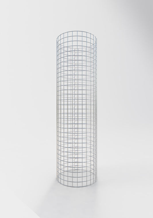 Gabionpelare rund 47 cm diameter, 160 cm höjd, maskstorlek 5 cm x 5 cm
