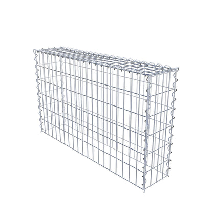 Gabion rapporté type 3 100 cm x 60 cm x 20 cm (L x H x P), mailles 5 cm x 10 cm, spirale