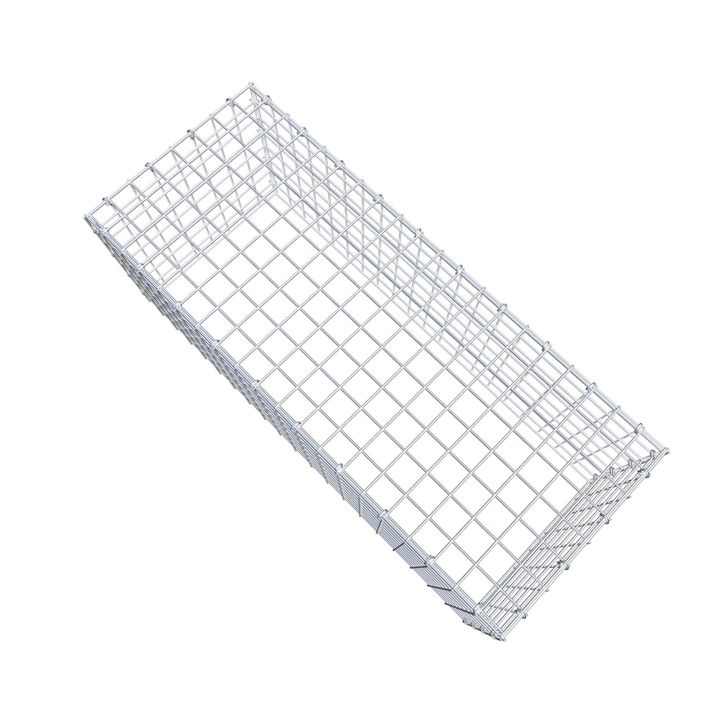 Opzetpaal type 3 100 cm x 40 cm x 40 cm (L x H x D), maaswijdte 5 cm x 5 cm, C-ring