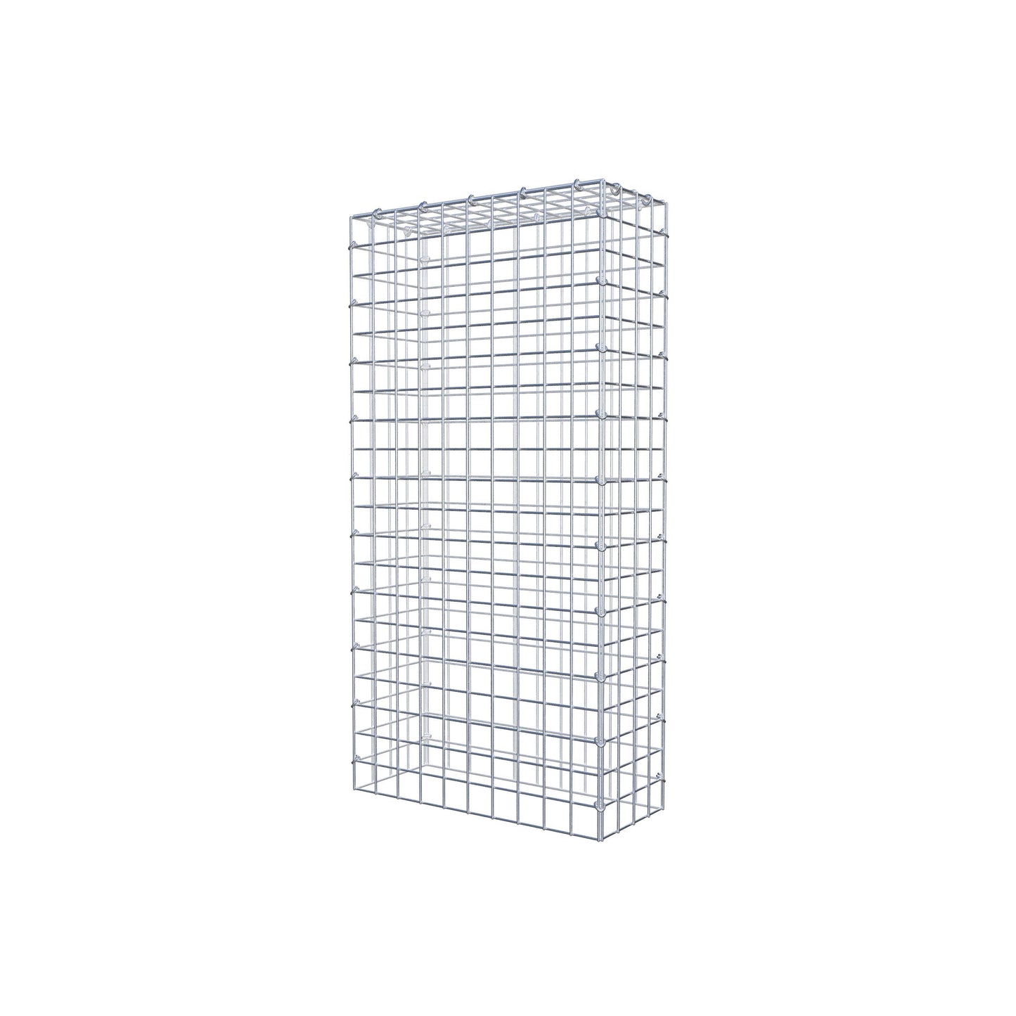 Type 3 oplegkorf 100 cm x 20 cm x 50 cm (L x H x D), maaswijdte 5 cm x 5 cm, C-ring