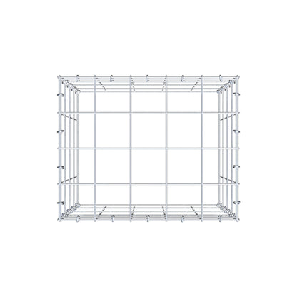 Monteret gabion type 3 50 cm x 40 cm x 40 cm (L x H x D), maskestørrelse 10 cm x 10 cm, C-ring
