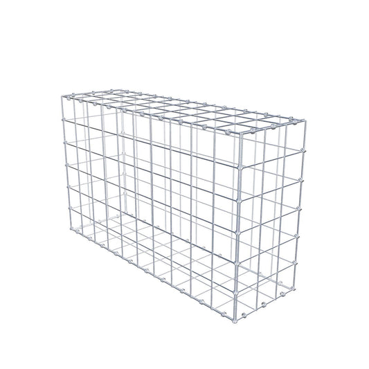 Schanskorf 100 cm x 60 cm x 30 cm (L x H x D), maaswijdte 10 x 10 cm, spiraalring