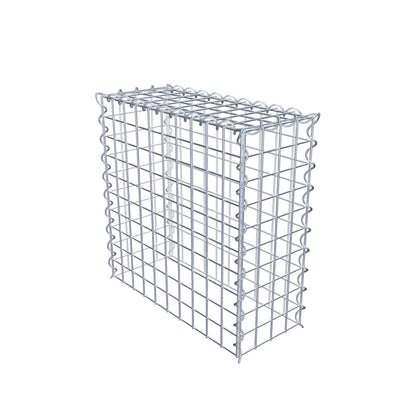 Add-on schanskorf type 3 50 cm x 50 cm x 20 cm (L x H x D), maaswijdte 5 cm x 5 cm, spiraalvormig