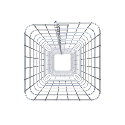 Colonne de gabion carrée 32 cm x 32 cm, 230 cm de hauteur, MW 5 cm x 10 cm