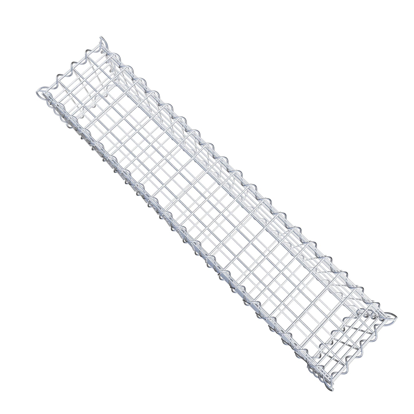 Schanskorf 100 cm x 20 cm x 20 cm (L x H x D), maaswijdte 5 cm x 5 cm, spiraalvormig