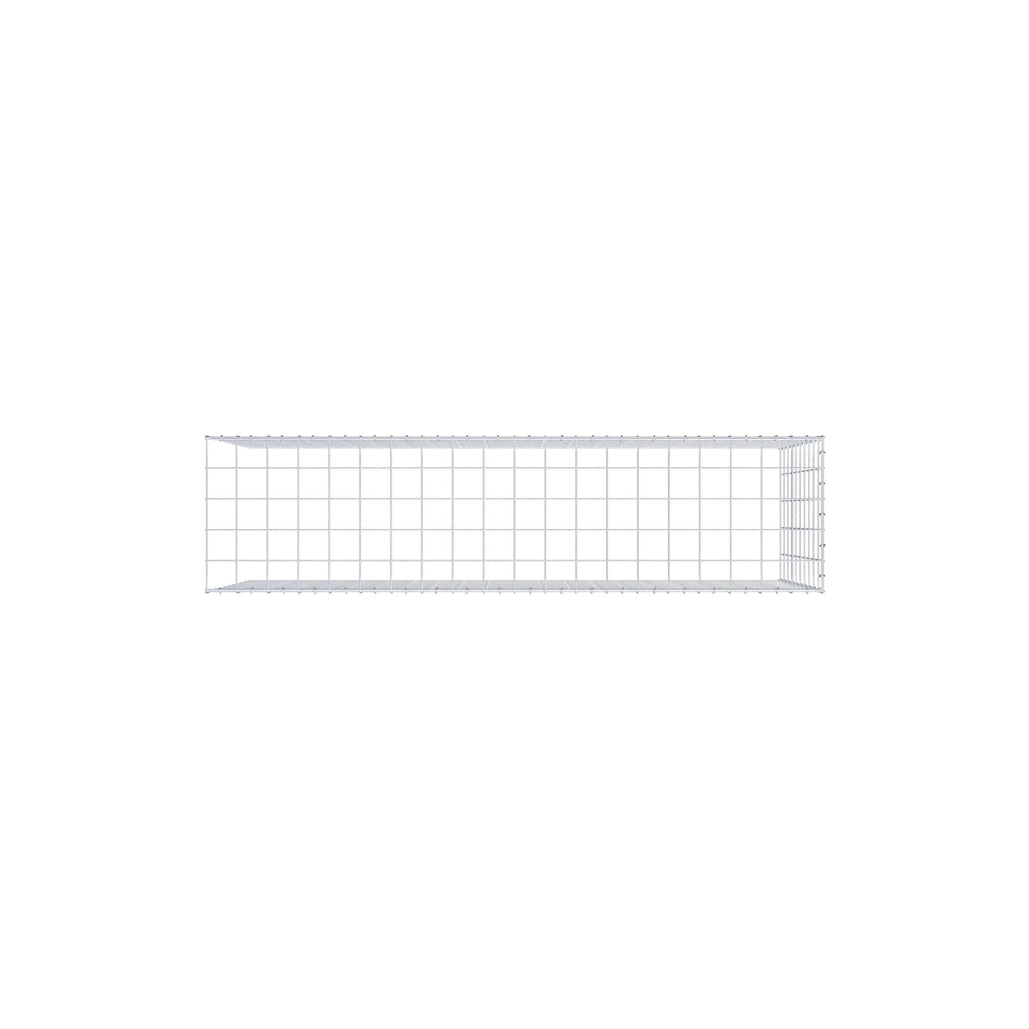 Gabião Tipo 4 200 cm x 100 cm x 50 cm (C x A x P), malhagem 10 cm x 10 cm, anel C