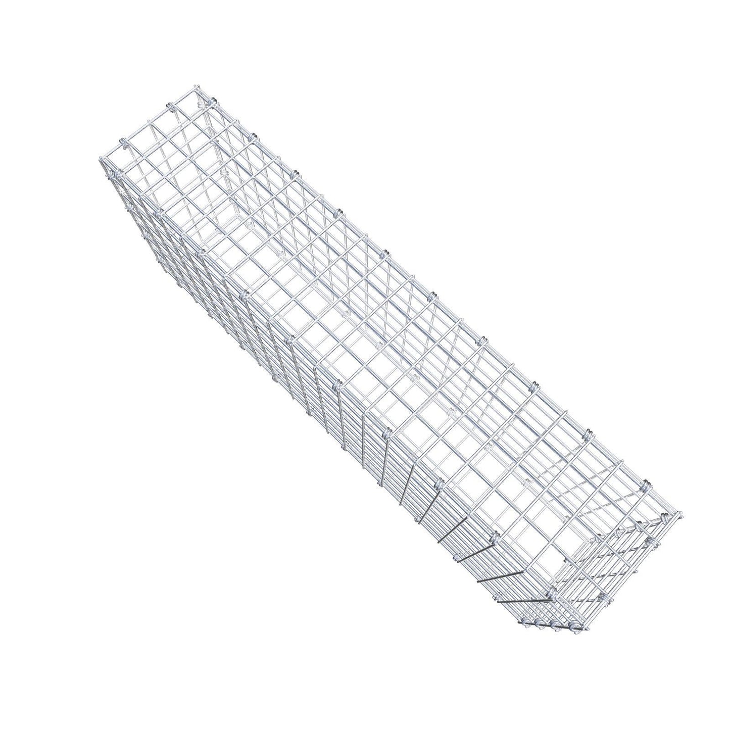 Gabion 100 cm x 40 cm x 20 cm (L x H x D), mesh size 5 x 5 cm, spiral ring
